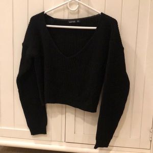 Boohoo cropped sweater